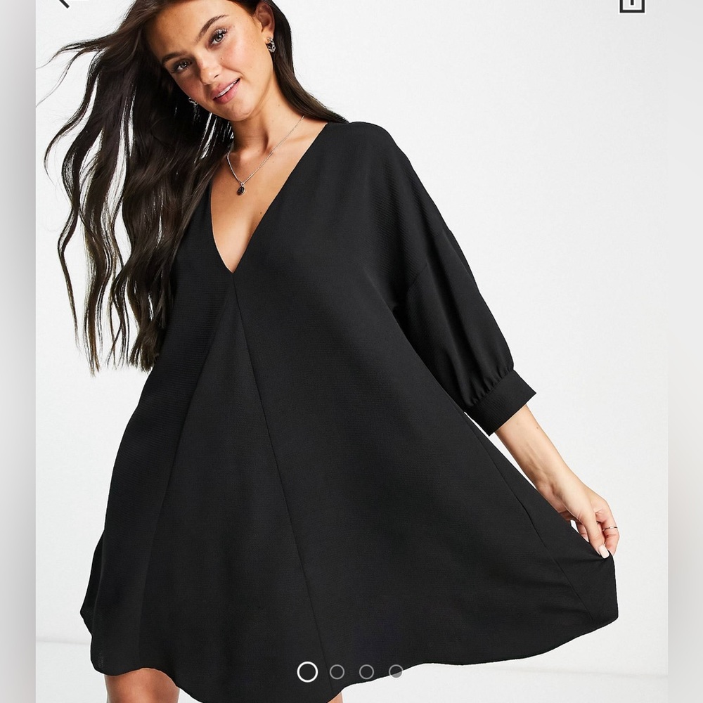 ASOS Design short black dress